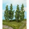 HEKI 4 Poplar Trees 14cm -Walthers shop 1719a ml