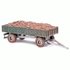 BUSCH HO 1958 Low-Sided Farm Trailer W/Manure Load Green -Walthers shop 1958 low sided farm trailer assembled 189 44922