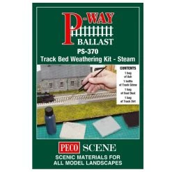 PECO Track Bed Weathering Kit : Steam