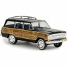 BREKINA AUTOMODELLE HO Jeep Wagoneer Woody Sides Blk -Walthers shop 288791 c
