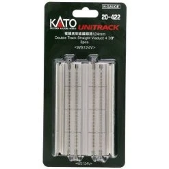 KATO N Unitrack Double Track Straight Viaduct 124mm (2)