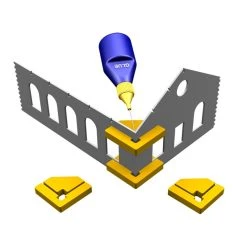 PROSES Snap & Glue Set Square (2 Magnetic Clamps W/8 Magnet