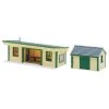 PECO OO/HO Station Platform Shelter And Hut, Timber -Walthers shop 66 LK16 1000x1000 1