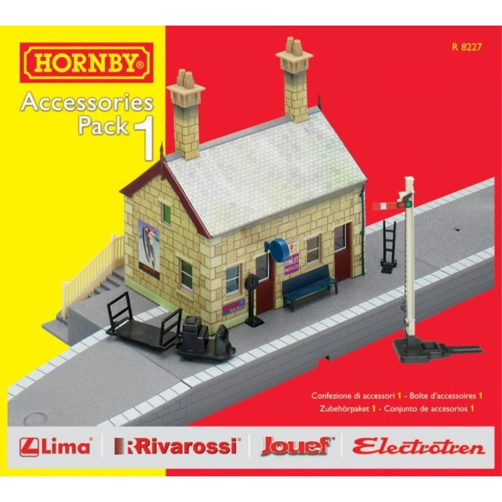HORNBY TrakMat Accessories Pack 1 3 HORNBY TrakMat Accessories Pack 1