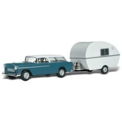 WOODLAND SCENICS HO Scale Thompson's Travelin' Trailer -Walthers shop AS5532 f 1 472d5274 328a 46ec bcb4 598fc3db48f5