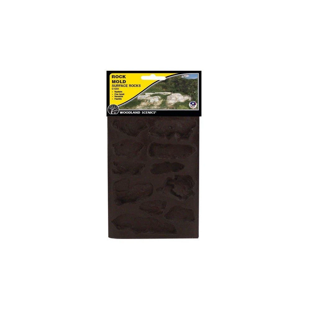 WOODLAND SCENICS Rock Mold - Surface Rocks (5x7) 4 WOODLAND SCENICS Rock Mold - Surface Rocks (5x7) - Image 2