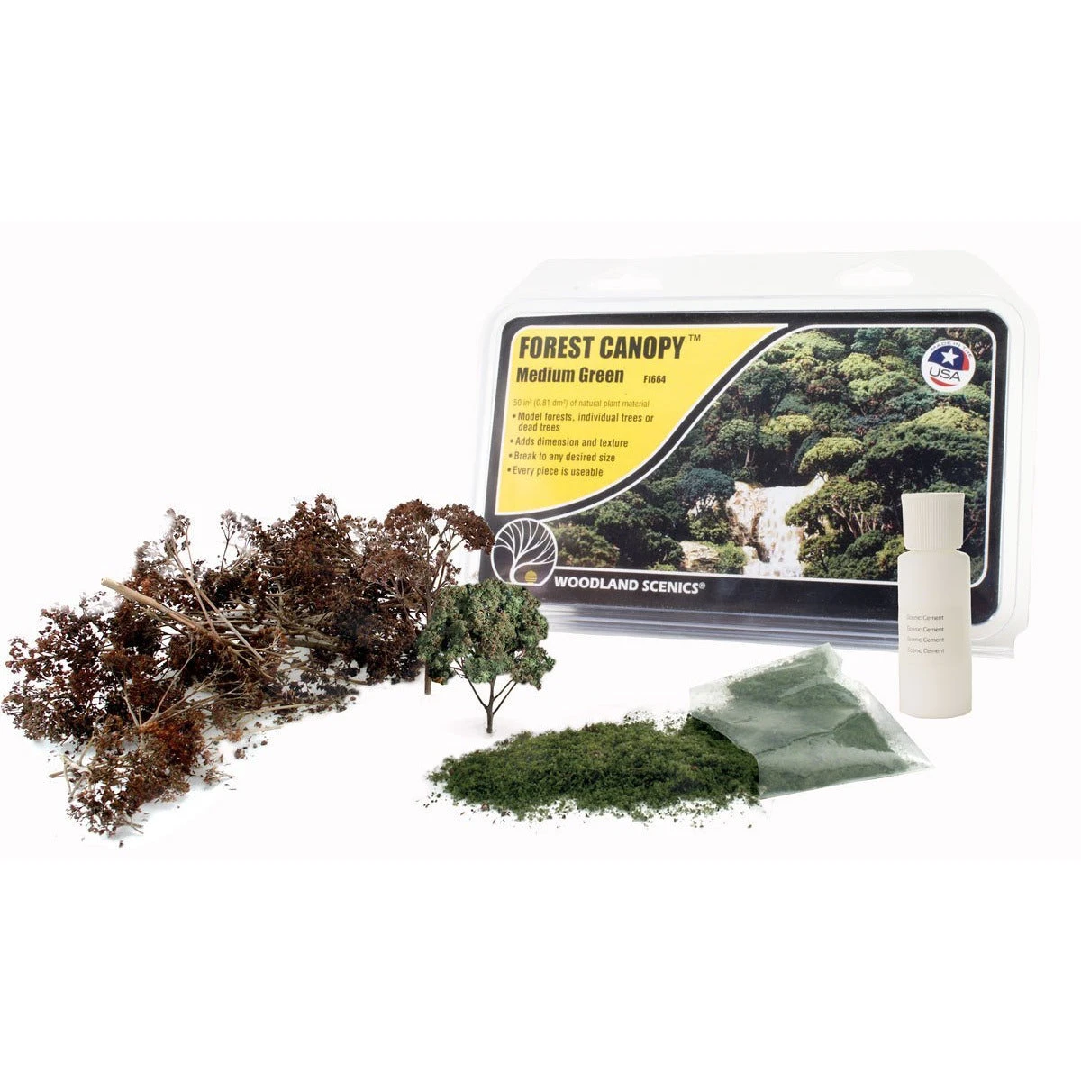 WOODLAND SCENICS Medium Green Forest Canopy 5 WOODLAND SCENICS Medium Green Forest Canopy - Image 3