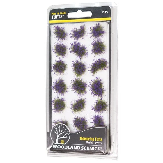 WOODLAND SCENICS Violet Flowering Tufts 3 WOODLAND SCENICS Violet Flowering Tufts