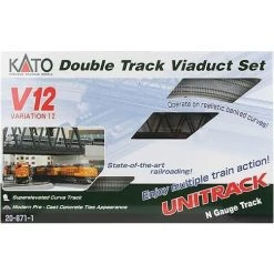 KATO N Unitrack Double Track Viaduct Set V12