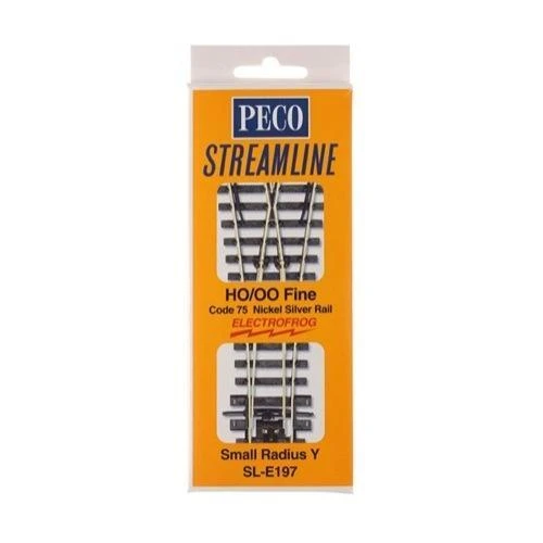 PECO OO/HOO Streamline Y Turnout, Small Radius Electrofrog Code 75 4 PECO OO/HOO Streamline Y Turnout, Small Radius Electrofrog Code 75 - Image 2