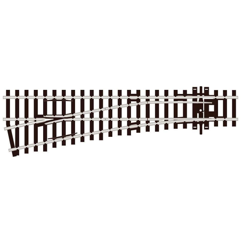 PECO OO/HO Streamline Turnout, Small Radius, Left Hand Insulfrog Code 100 3 PECO OO/HO Streamline Turnout, Small Radius, Left Hand Insulfrog Code 100