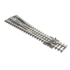 PECO N Streamline Turnout Medium Radius Right Hand Electrofrog Code 80