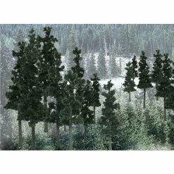 WOODLAND SCENICS 2"-4" Ready Made Pine Value Pack (33/Pk)