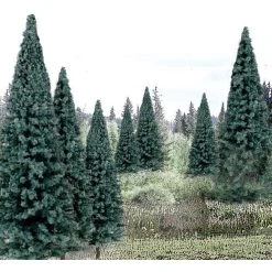 WOODLAND SCENICS 4"- 6" Ready Made Blue Spruce Value Pack (