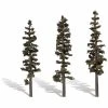 WOODLAND SCENICS 7"-8" Classic Standing Timber (3/Pk) -Walthers shop TR3563 f 1