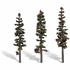 WOODLAND SCENICS 7"-8" Classic Standing Timber (3/Pk)