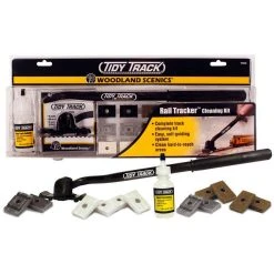 WOODLAND SCENICS Tidy Track Rail Tracker Cleaning Kit (N & HO Scale)