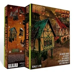 Walthers shop 5 GREEN STUFF WORLD Broken City - Terrain Set