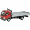 HERPA MODELS HO Mitsubishi FE Stirling 360 Flatbed - Red -Walthers shop european trucks mitsubishi fe sterling 360 326 6419 big