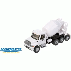 WALTHERS HO Scale International 7600 3-Axle Cement Mixer Tr