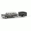 BREKINA AUTOMODELLE HO Opel Rekord Station Wagon With Small Funeral Trailer -Walthers shop opel pii station wagon wsmall funeral trailer assembled 175 20170