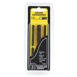 WOODLAND SCENICS N Wood Plank Grade Crossing