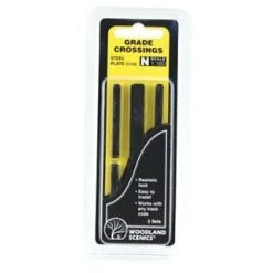 WOODLAND SCENICS N Steel Plate Grade Crossing